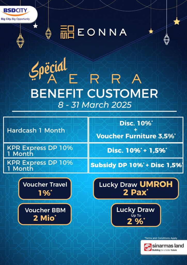 Eonna Aerra - Aerra at Eonna - Aerra eonna bsd harga