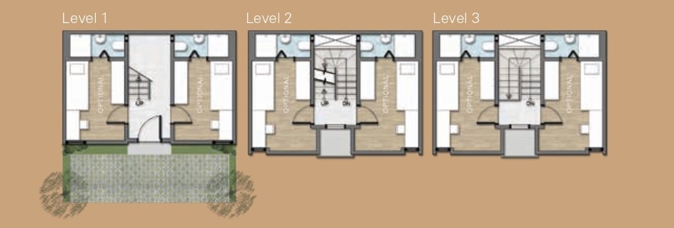 Zena the mozia type share house price - twospace zena - rumah mozia bsd