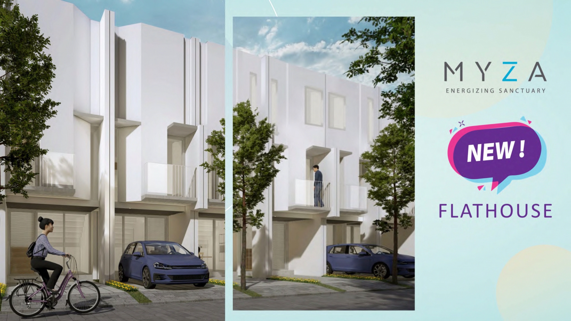 myza flat house - myza flat house bsd - myza bsd