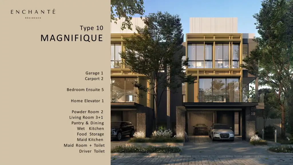 enchante type 10 - enchante residence - enchante residence bsd