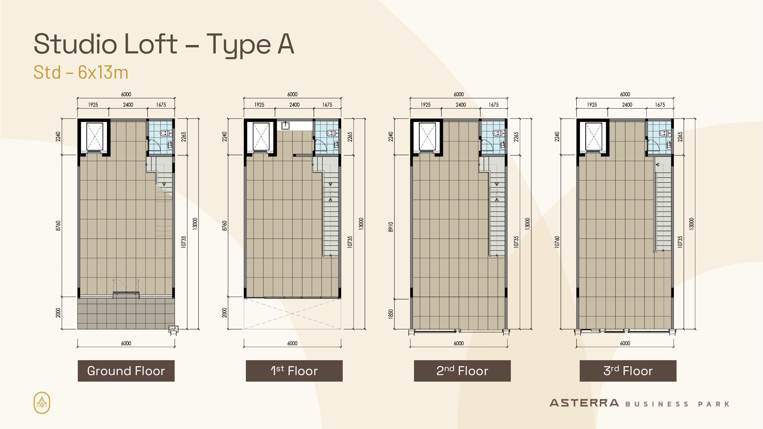 asterra bsd layout - asterra bsd denah - Asterra business park