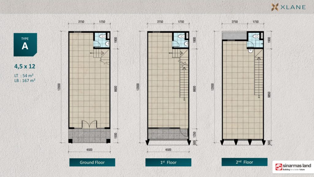 xlane bsd layout - xlane bsd denah