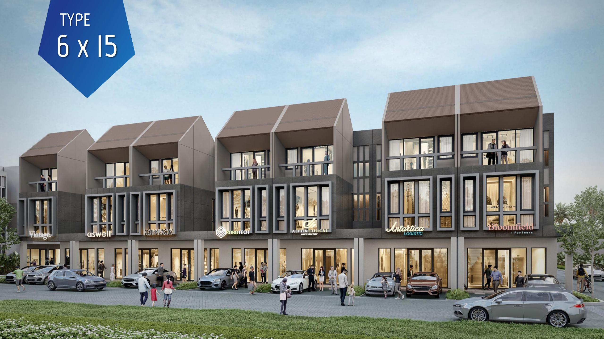 delrey bsd city - biztown bsd - ruko delrey biztown