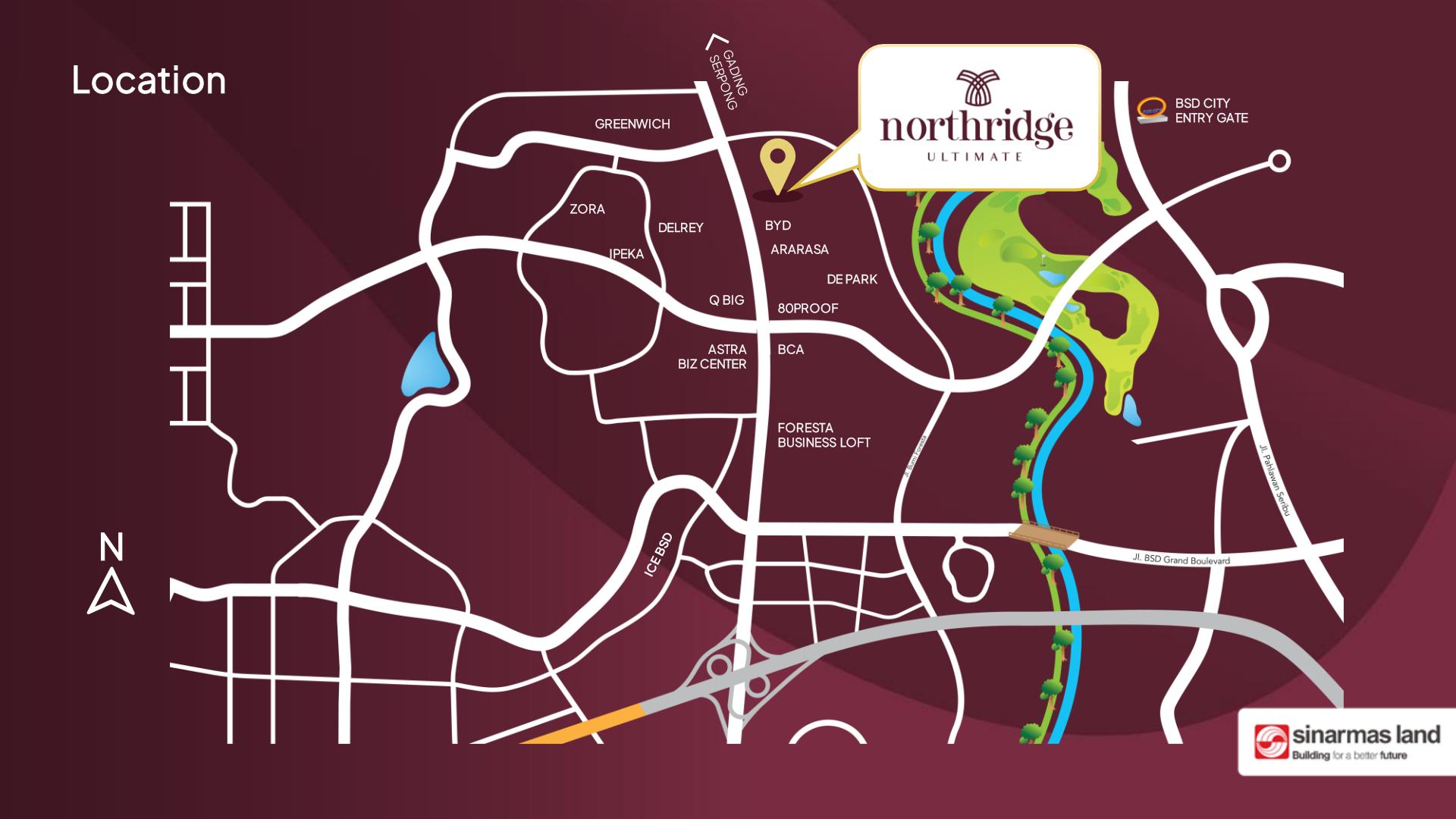 northridge bsd - northridge business center bsd - ruko loft northridge ultimate business center bsd