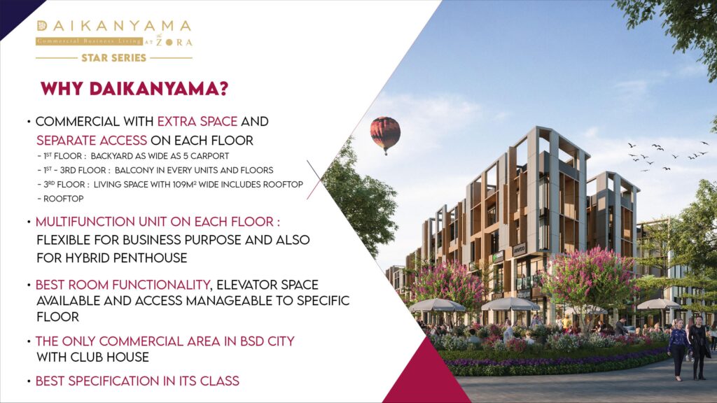 ruko Daikanyama The Zora - Daikanyama The Zora bsd - ruko Daikanyama bsd city