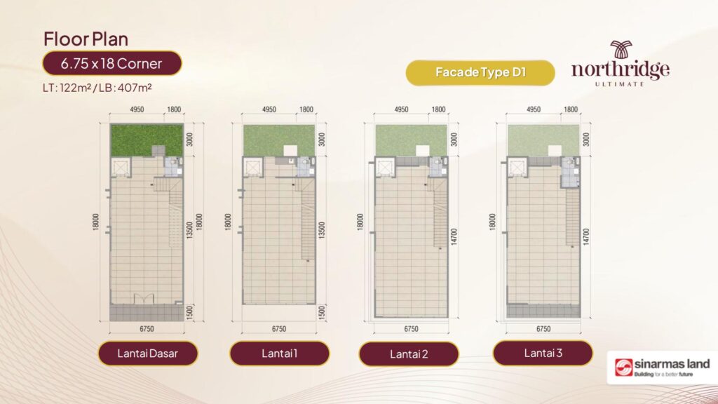 ruko loft northridge ultimate business center bsd - northridge bsd city - northridge business center bsd
