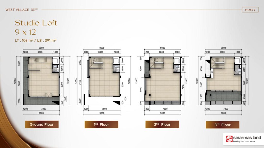 ruko west village - west village bsd - bsd city