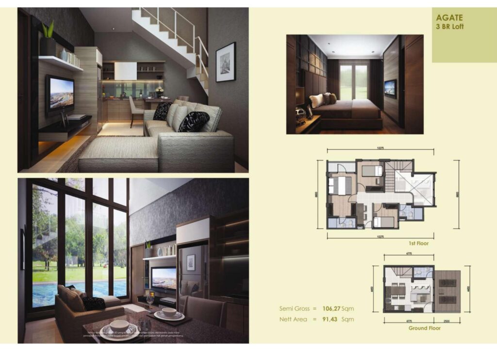 apartemen assati vanya park bsd - sewa assatI vanya park - cluster asatti vanya park