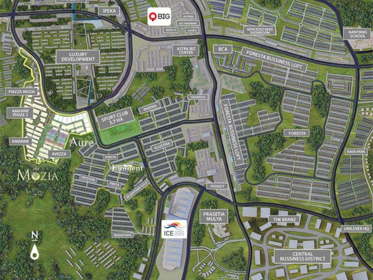 aure bsd - cluster aure the mozia bsd city - rumah bsd city price