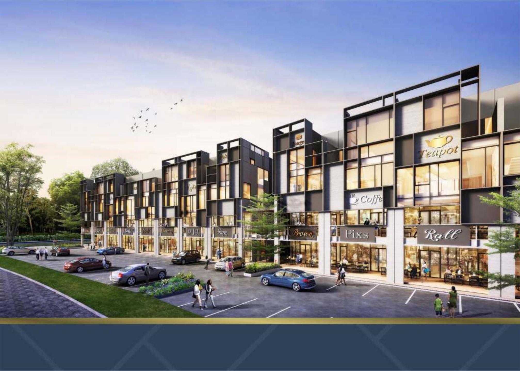 bsd city - gambar icon 5 business park - ruko icon 5 business park