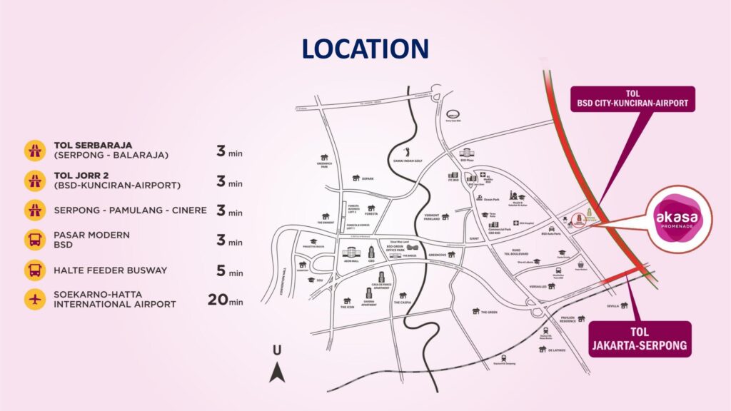 bsd city - sinarmas land - ruko akasa bsd city