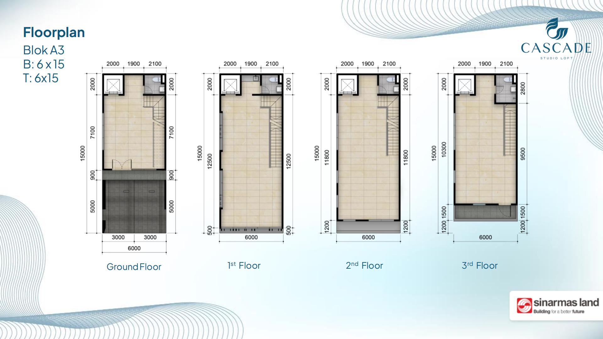 gambar cascade studio loft - ruko cascade bsd - ruko cascade