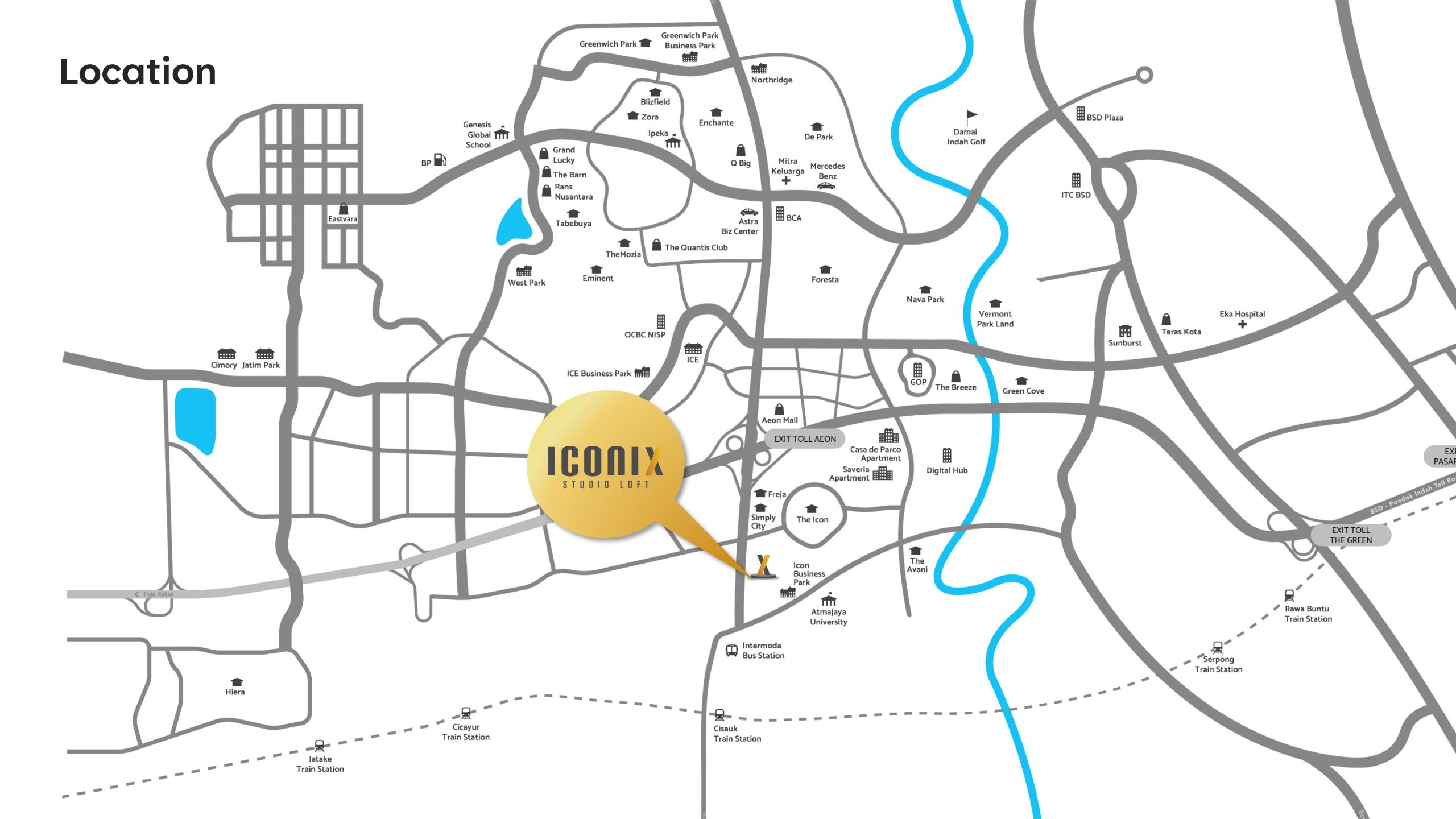 iconix studio loft price - ruko iconix Studio Loft bsd city - ruko terbaru bsd