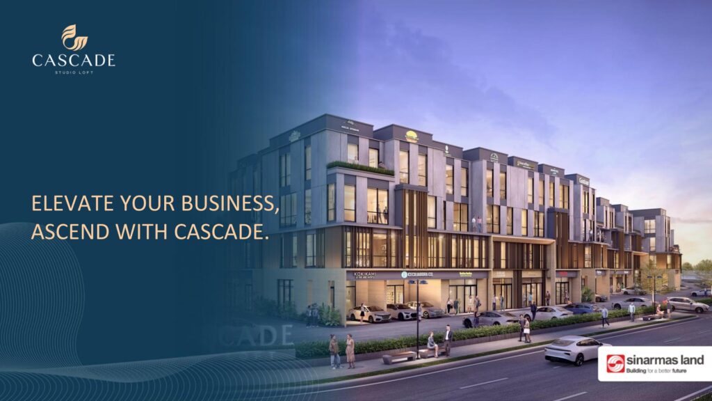 ruko cascade - cascade bsd studio loft location - cascade bsd studio loft price