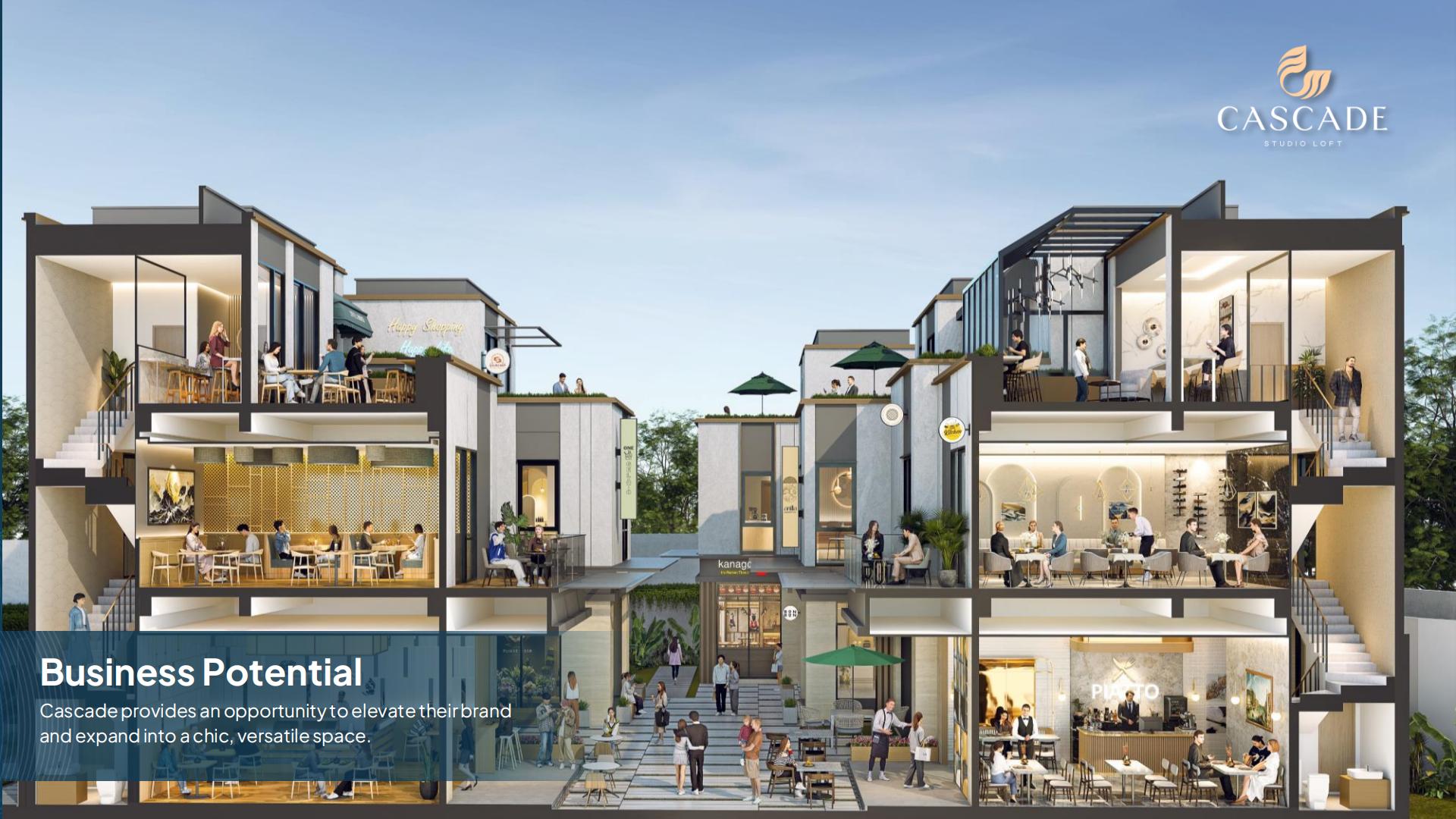 ruko cascade studio loft - bsd city - sinarmas land