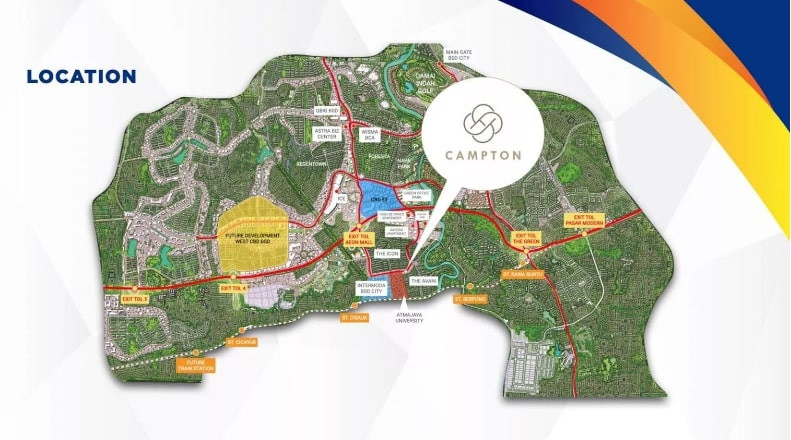 rumah campton bsd - campton bsd - bsd city