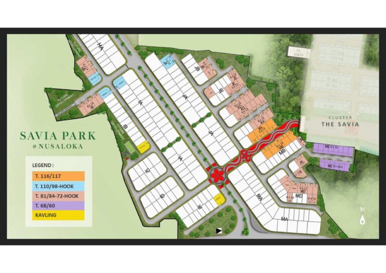 savia park dijual - perumahan cluster bsd city - savia park bsd city