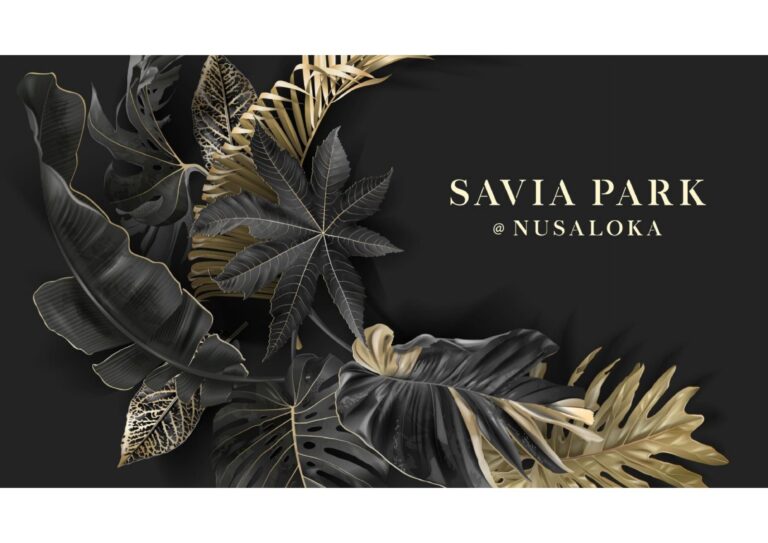 savia park nusa loka - rumah bsd city price - savia parkaway
