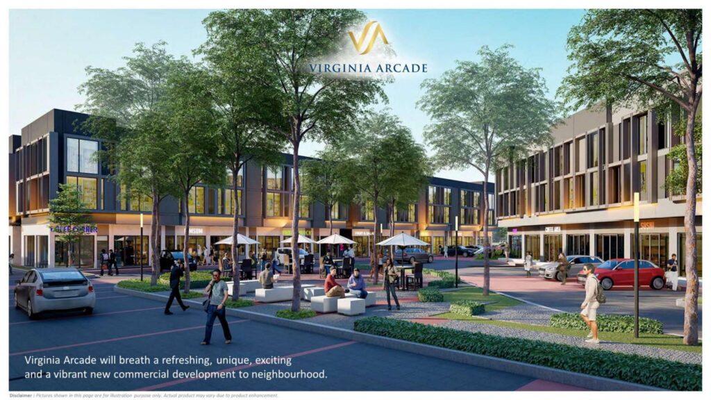 virginia arcade bsd map - sewa ruko bsd - ruko virginia arcade bsd
