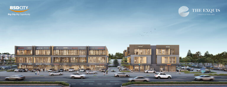 the exquis bsd layout - bsd city ruko - bsd city ruko for sale