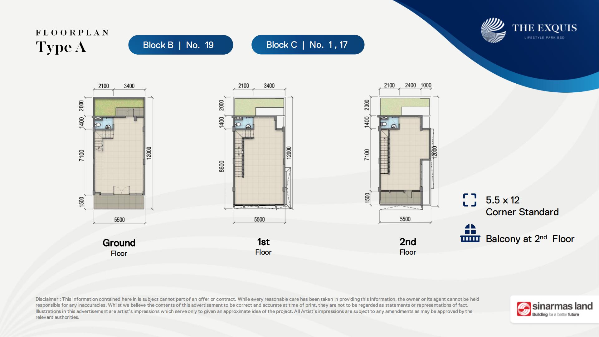 the exquis bsd show unit - the exquis bsd harga - sinarmas land bsd city
