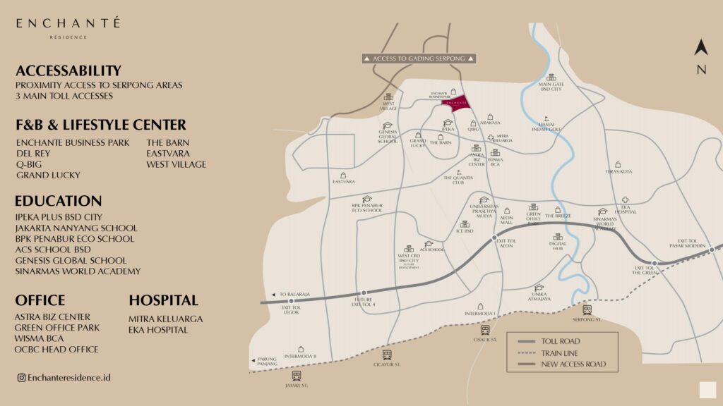 enchante eterne bsd city - bsd city tangerang selatan - sinarmas land