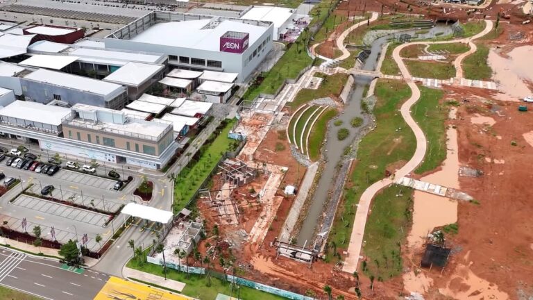 green pathway bsd city - greenbelt bsd - greenbelt waterway bsd