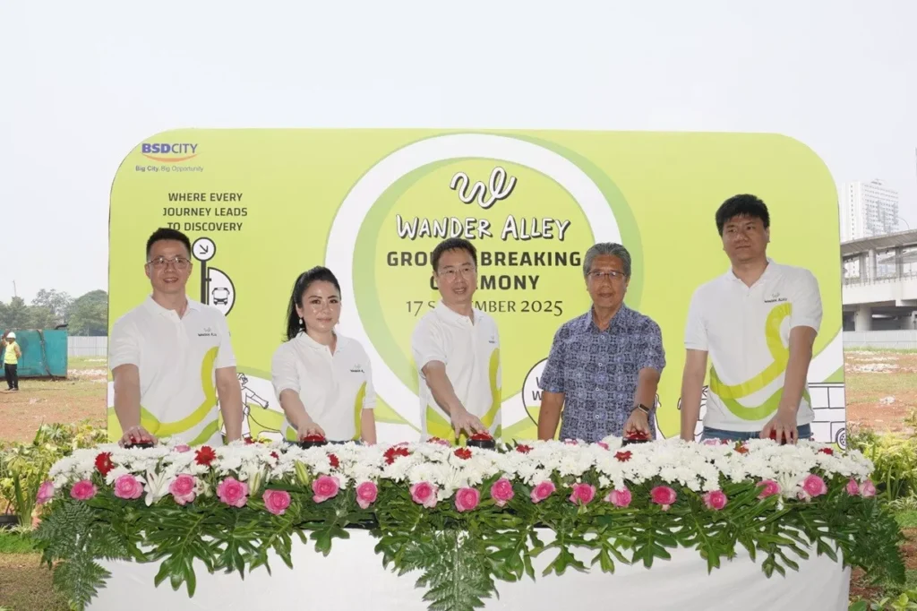 wander alley bsd - groundbreaking wander alley - terminal intermoda