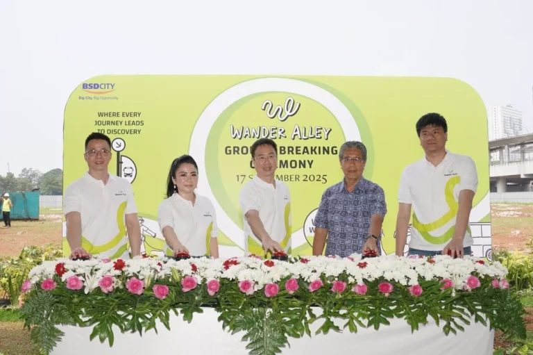 wander alley bsd - groundbreaking wander alley - terminal intermoda