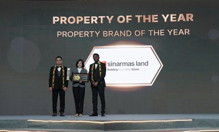 golden property awards 2025 - brand of the year sinar mas land - bsd city