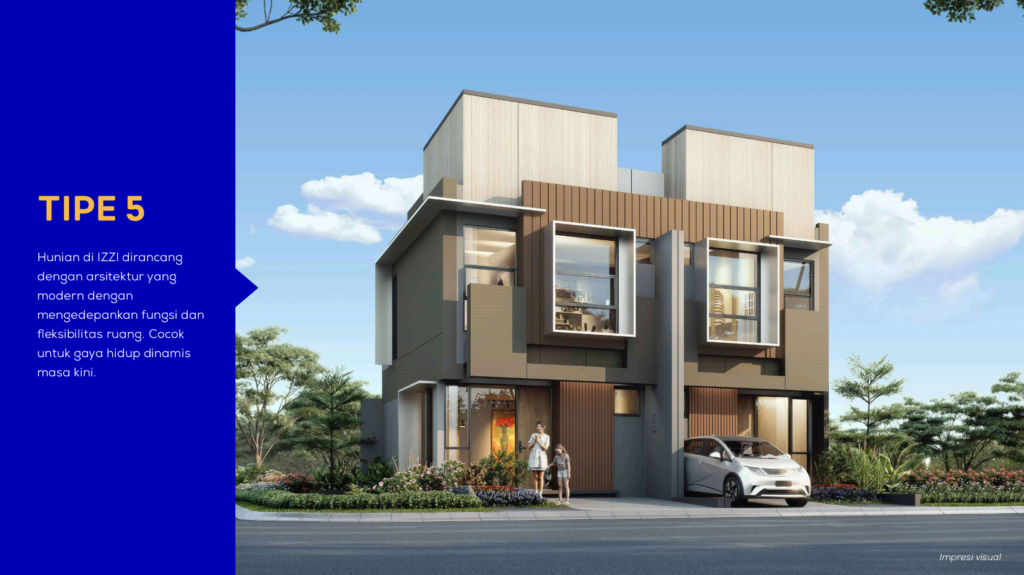 cluster izzi bsd - izzi bsd city harga - rumah baru bsd city