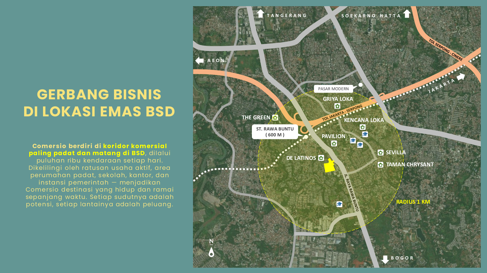 comersio bsd - bsd city ruko for sale - comersio bsd city