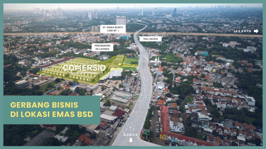 ruko latinos bsd - comersio bsd city harga - ruko comersio bsd