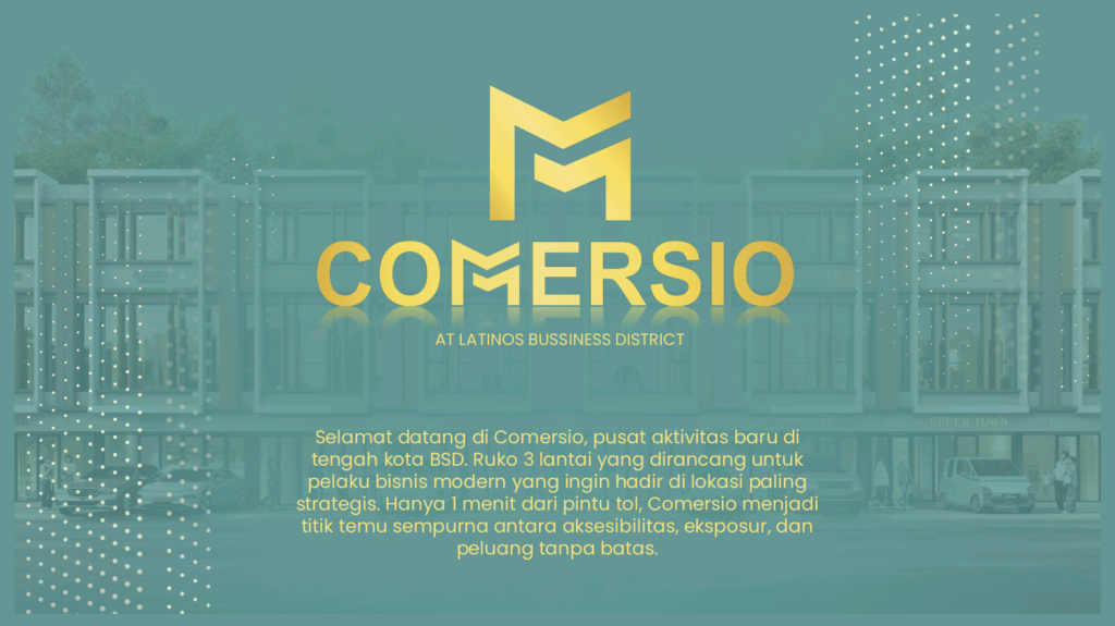 sinarmas land bsd city - latinos business district bsd - ruko comersio bsd city