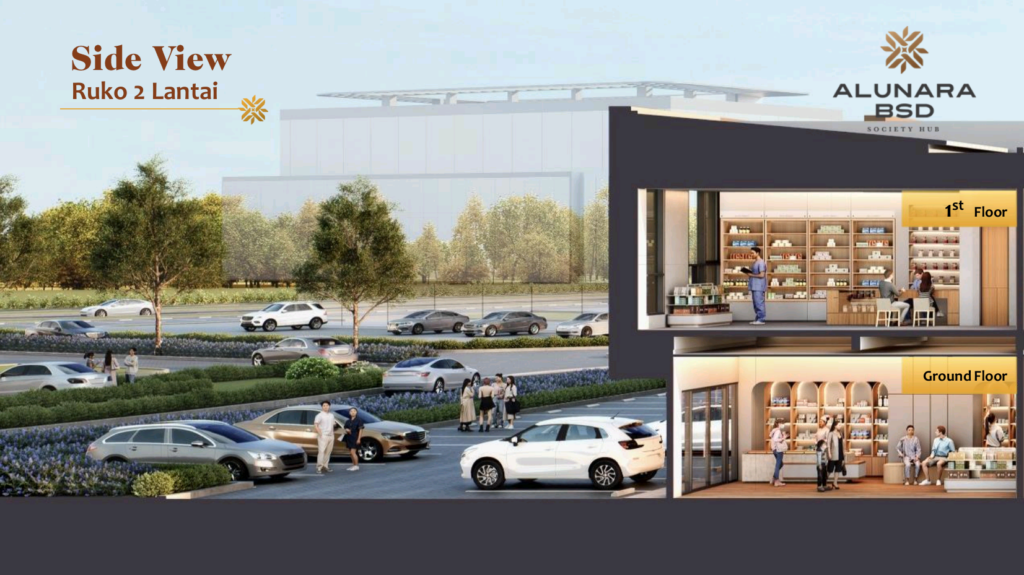 alunara bsd society hub south tangerang city - ruko bsd baru - alunara bsd society hub photos