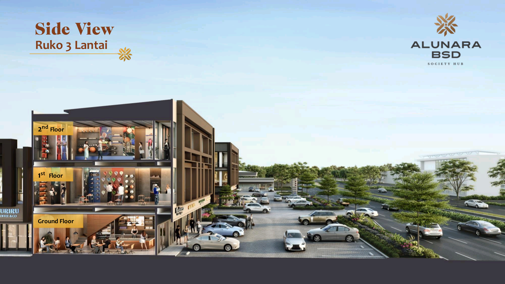 alunara society hub - bsd city - sinarmas land