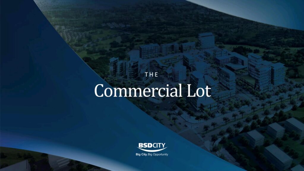 commercial lot bsd - kavling bsd - kavling bsd city