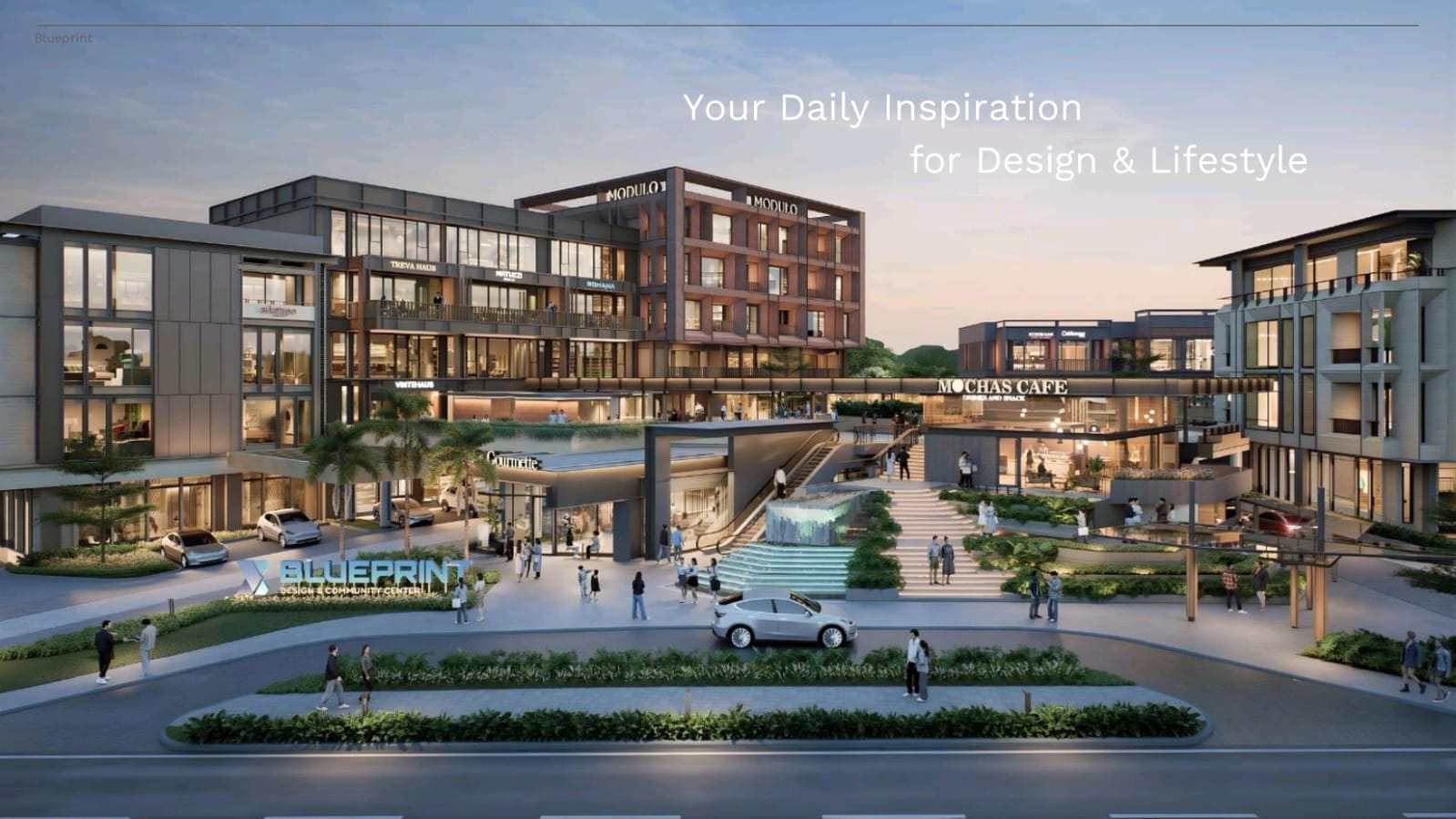 bsd city commercial area - bsd city business - bsd city
