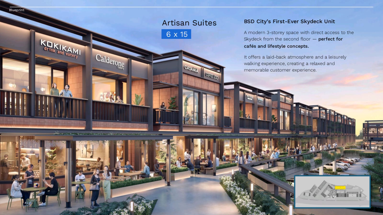 sinarmas land - sinarmas land bsd city - ruko bsd city