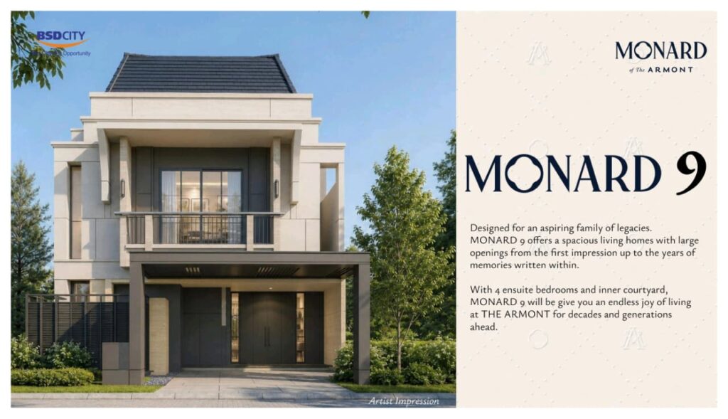 Armont bsd - bsd city rumah - monard armont