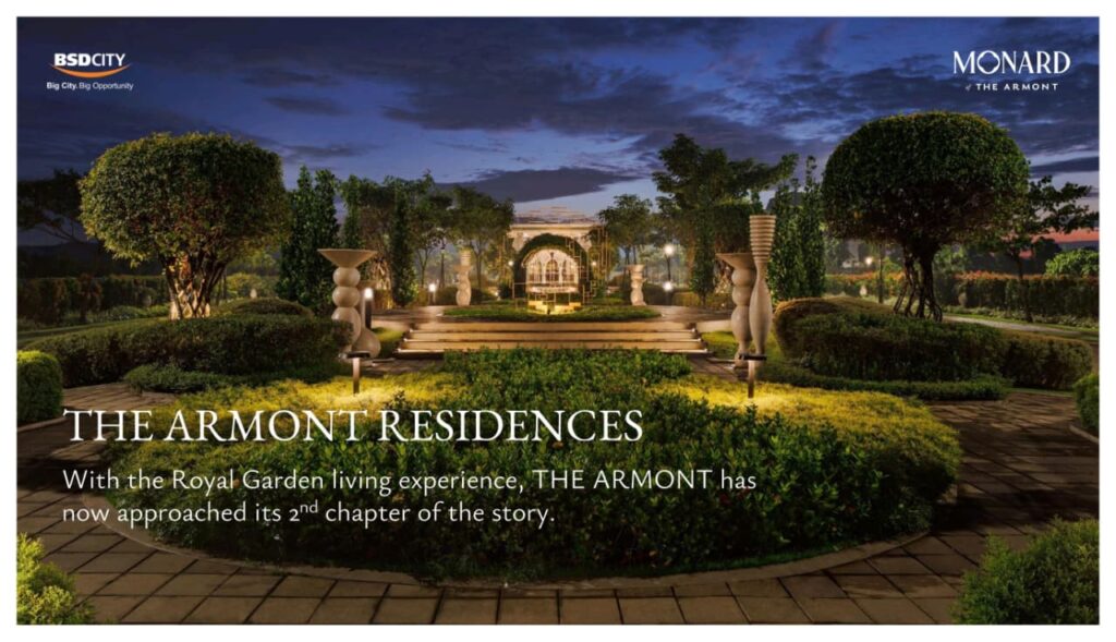 armont cluster - perumahan cluster bsd city - cluster armont bsd