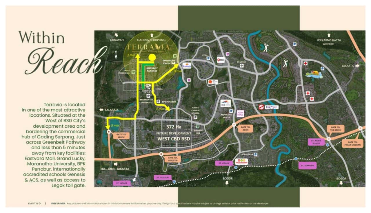 castilo terravia - terravia bsd city - rumah bsd city price
