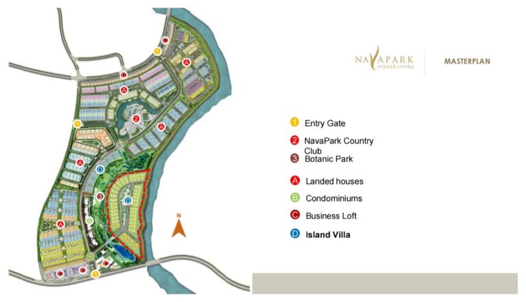 island villa navapark floor plan - island villa navapark harga - perumahan cluster bsd city