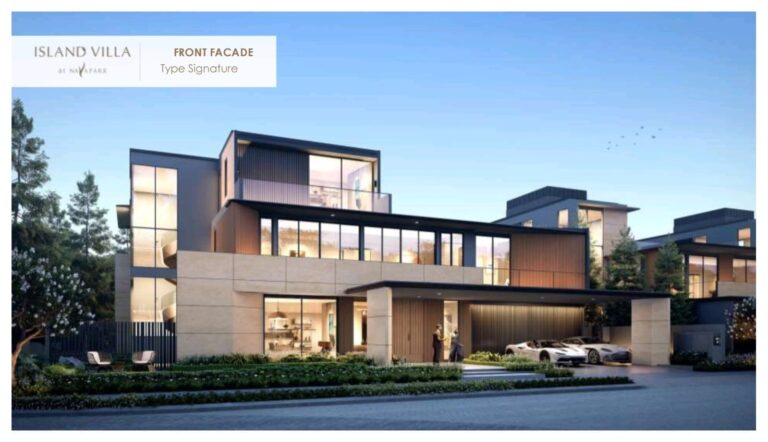island villa navapark - island villa navapark layout - bsd city rumah