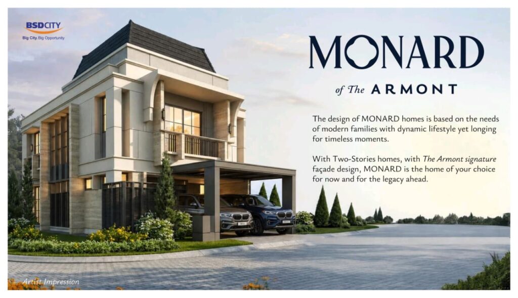 monard by armont - Armont bsd - bsd city rumah