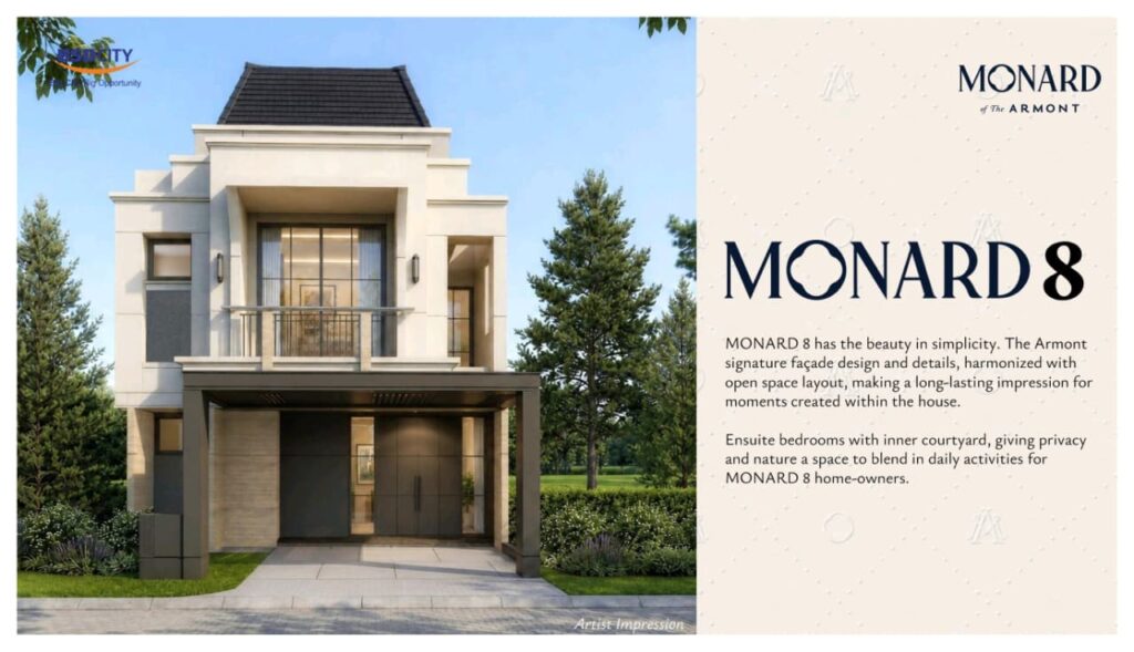 monard by armont - rumah bsd city dijual - harga rumah di bsd city