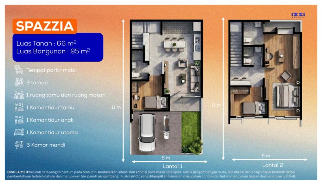 izzi bsd brochure - rumah di bsd - bsd city tangerang selatan