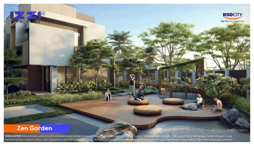rumah bsd city dijual - harga rumah di bsd city - spazzia by izzi