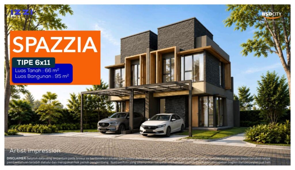 spazzia by izzi - Izzi bsd - bsd city rumah