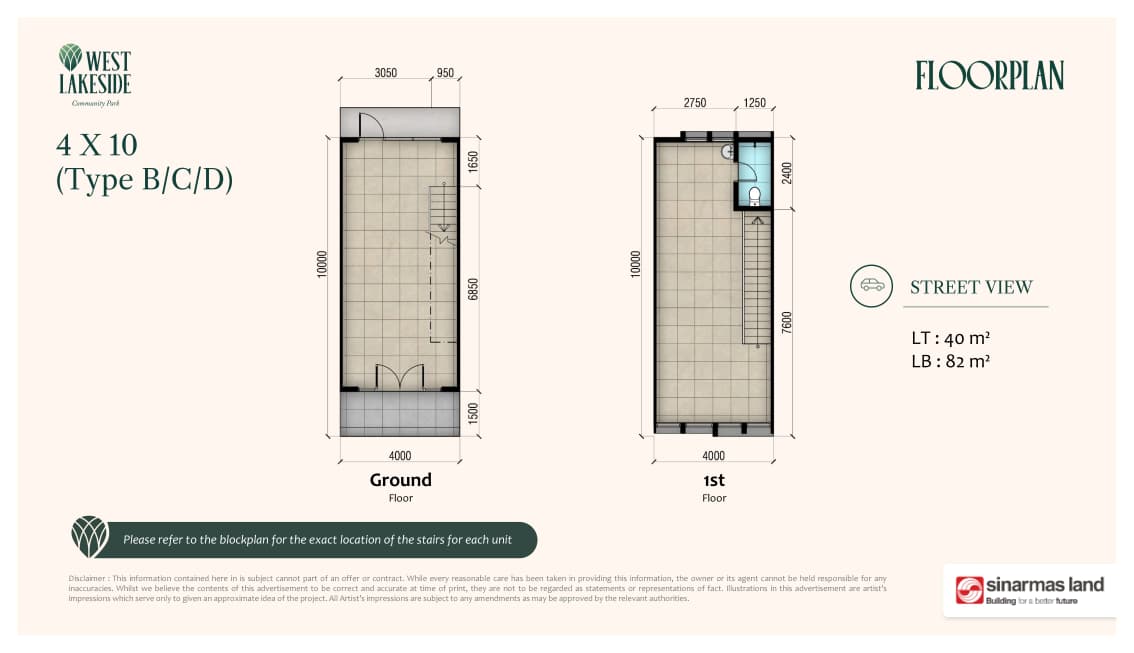 west lakeside bsd city - sinarmas land bsd city - west lakeside street park photos